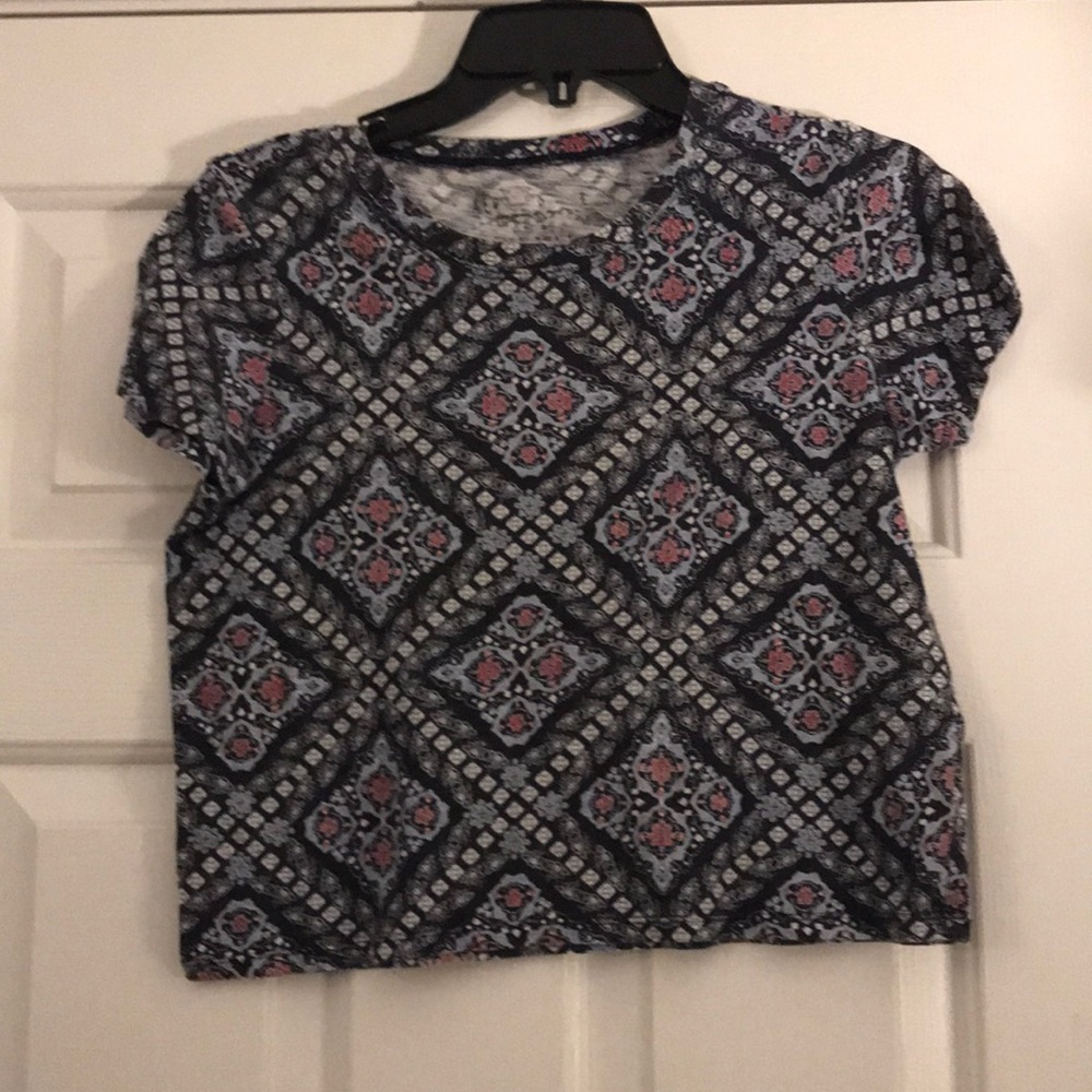 printed crop top